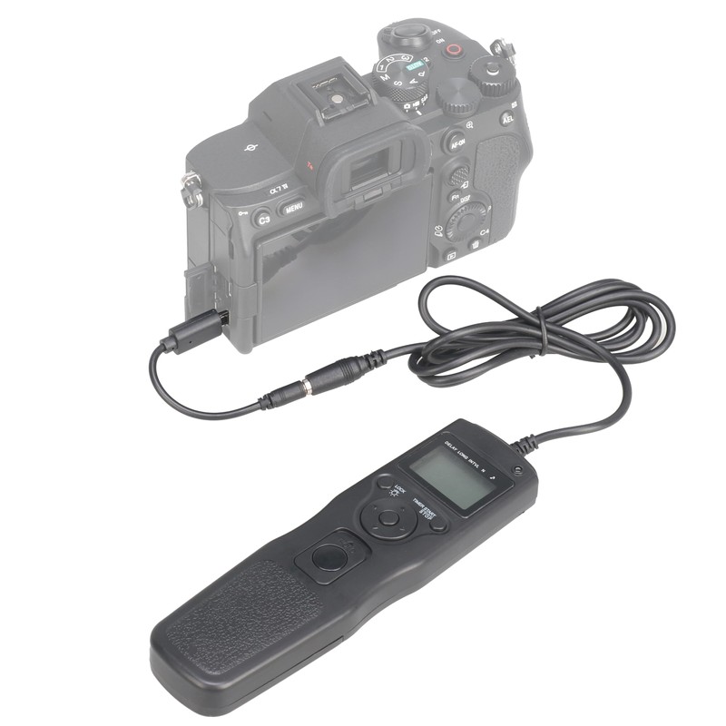 Hersmay LCD Timer Remote Shutter Release Camera Shutter Release Intervalometer