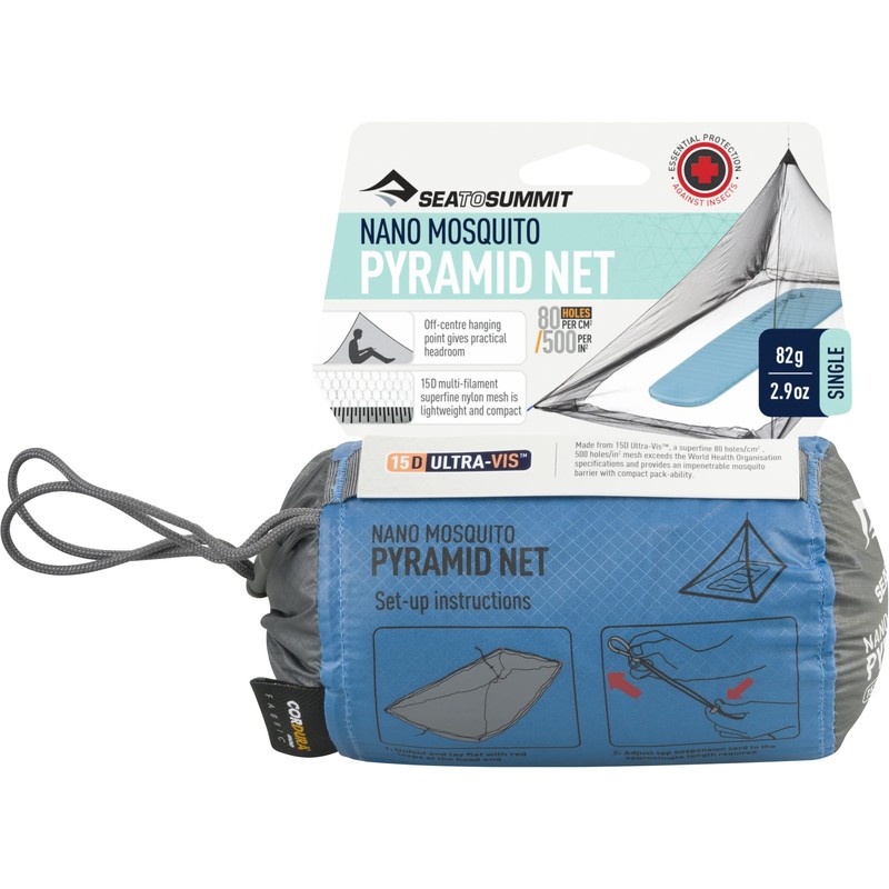 SEA TO SUMMIT Nano Mosquito Pyramid Net, Single