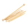 6Pcs Wood Hand Loom Stick Set Wood Weaving Crochet Needle
