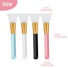 Silicone Face Mask Applicators, Flexible Facial Mud Masks Applicator, Hairless