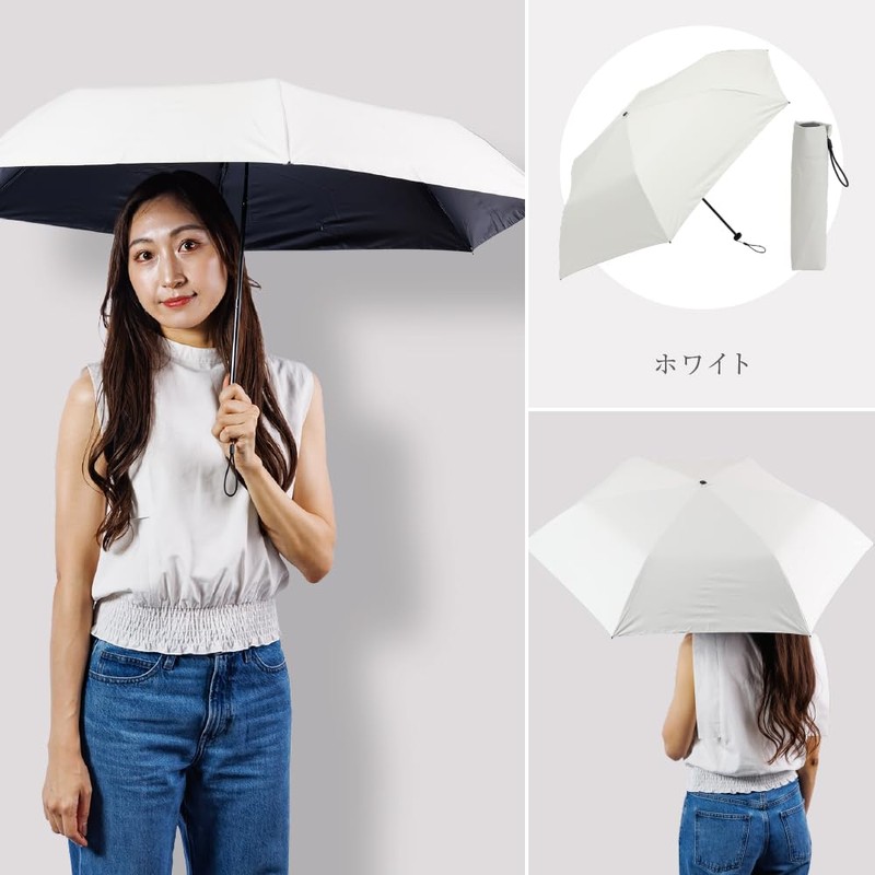 Parasol, Full Blackout Folding Umbrella, 100% Light Shielding Tested by