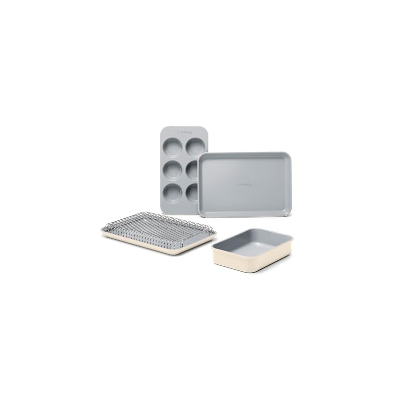 Caraway Mini Bakeware Set W/Storage Cream