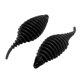 FTM Omura Baits Pongo 6.5 cm, 3.2 g, 5 Rubber Baits, Flavour: Cheese, Colour: Black