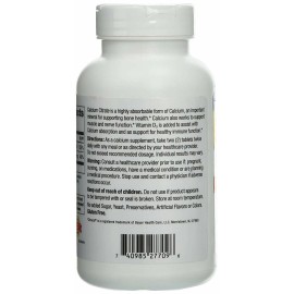 21st Century Calcium Citrate Petites Plus D3 Coated Tablets Supplement 200 Count