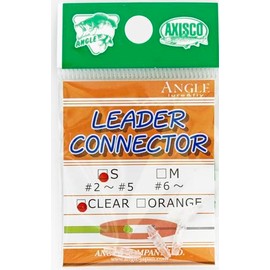 Axisco Leader Connector, Small, Clear, Pack of 4