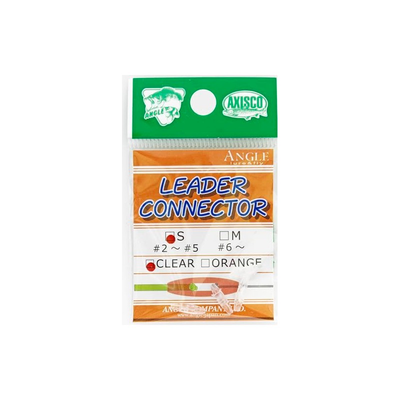Axisco Leader Connector, Small, Clear, Pack of 4