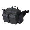 Daiwa Hip Bag (D) Spiral Black, 6.3 x 13.4 x