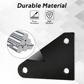 KPALAG Bracket Cab, Black Mounting Plate Bracket Cab Compatible with Volvo Truck D13 VNL Replace#: 20727214