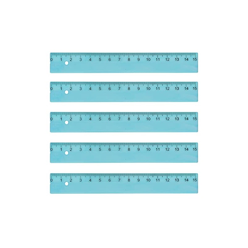 KUM AZ3032216-B - Ruler 15 cm L1 Pop TP Pack