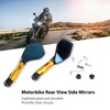 Rear View Side Mirrors Durable Aluminum Alloy Motorcycle Side Mirrors