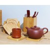 TAKEMI TM-CT6 Coasters with Storage Case, Natural Material, Set of