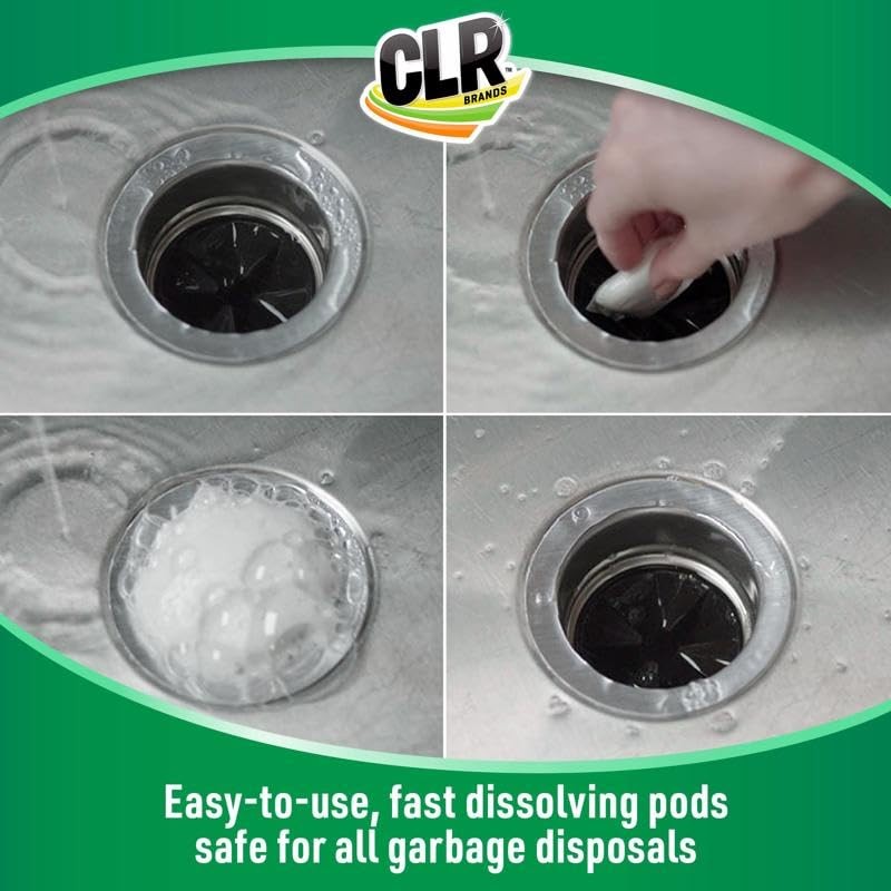 CLR Clean Scent Garbage Disposal Cleaner 5 count Pods6
