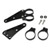 POSH 032048-06 Motorcycle Supplies Machine Long Headlight Stay, 2 Circle