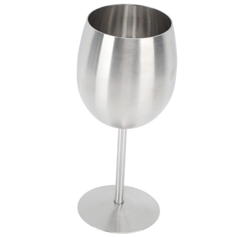Stainless Steel Stem Wine Glasses Durable 304 Stainless Steel Wine