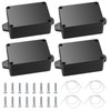 Project Box, 4pcs Junction Boxes, IP65 Waterproof Electrical Boxes, ABS