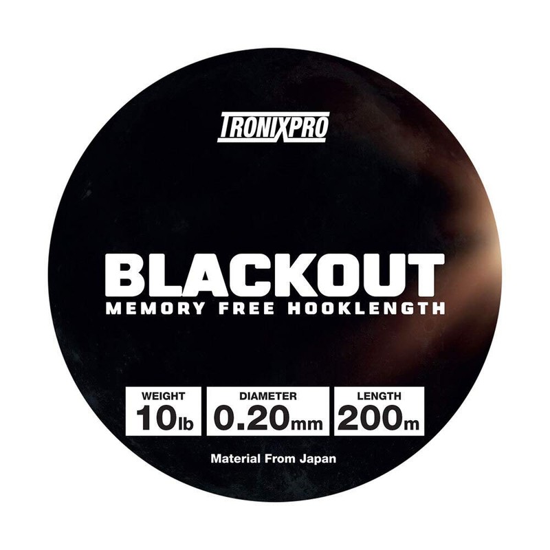 Tronixpro Blackout, Memory Free Line, Clear, 200m, 20lb, 0.33mm