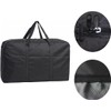High Capacity Foldable Storage Bag, Waterproof Oxford Fabric, Double Zippers,