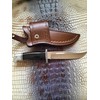 Custom Cross Draw Leather Knife Sheath for Buck 119 Knife,