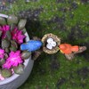 Xxshcdz 2Pcs Mini Brid Figurines Plant Pot Hang Decor Resin