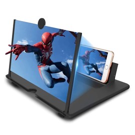 BAONUO 16 Zoll Handy vergrößerungs Bildschirm, 3D HD Handy Bildschirmlupe Vergrößerung, Anti-Blaulicht Bildschirm Lupe für alle Smartphones für das Ansehen von Filmvideos (14 Zoll)