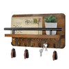 9SHOME Key Holder for Wall with 10 Key Hooks, Decorative