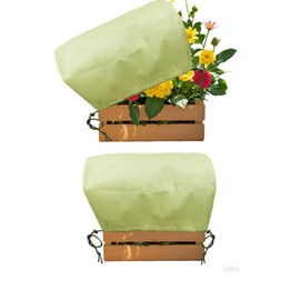 EJW 3 Piece Freeze Protection for Plants, (23.8'' x 11.8'' x 11.8'') Frost Cloth for Plants，Plant Protectors for Winter，Frost Blankets for Plants， Used for Flower pots, Flower Boxes, Small Plants