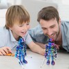 SAMIQU 3D Printed Skeleton Warrior Joint Free, Skeleton Knight Collectible