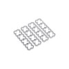 Alphacool 24774 Eiskamm Alu X16-4mm silver - 4 pcs Modding
