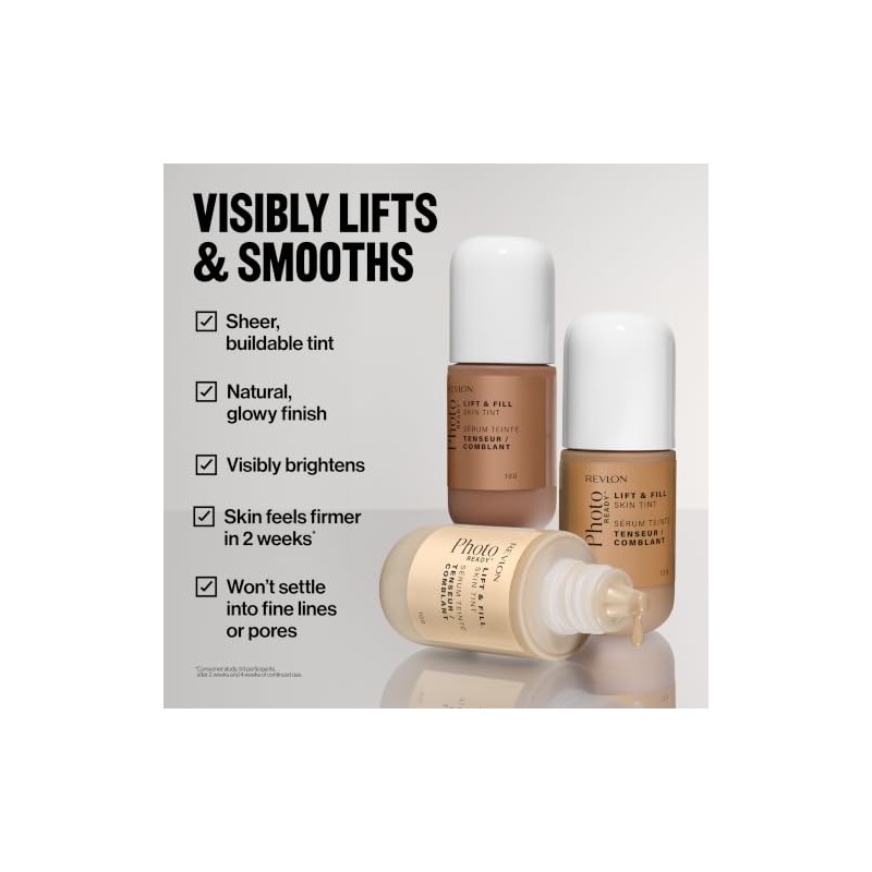 Maquillaje Revlon PhotoReady Lift Fill Skin Tint tono 110