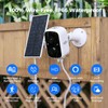 Hiseeu Solar Camera Security Outdoor, 3 Pack 100% Wireless 3K