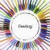 Zebra Pen Doodlerz Gel Stick Pen with Display Cup, Smooth