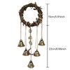 Witch Bells for Home Protection, 2Pack Handmade Witch Wind Chimes