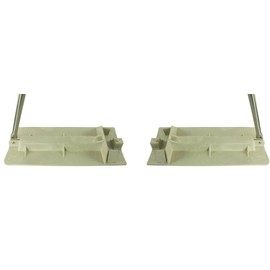 VinylWorks Stabilizer for Slide-Lock A-Frame Ladder | Maintenance Free Resin Material | Taupe Colored