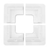 4pcs Solar Panel Corner Bracket Anti UV ABS Solar Panel