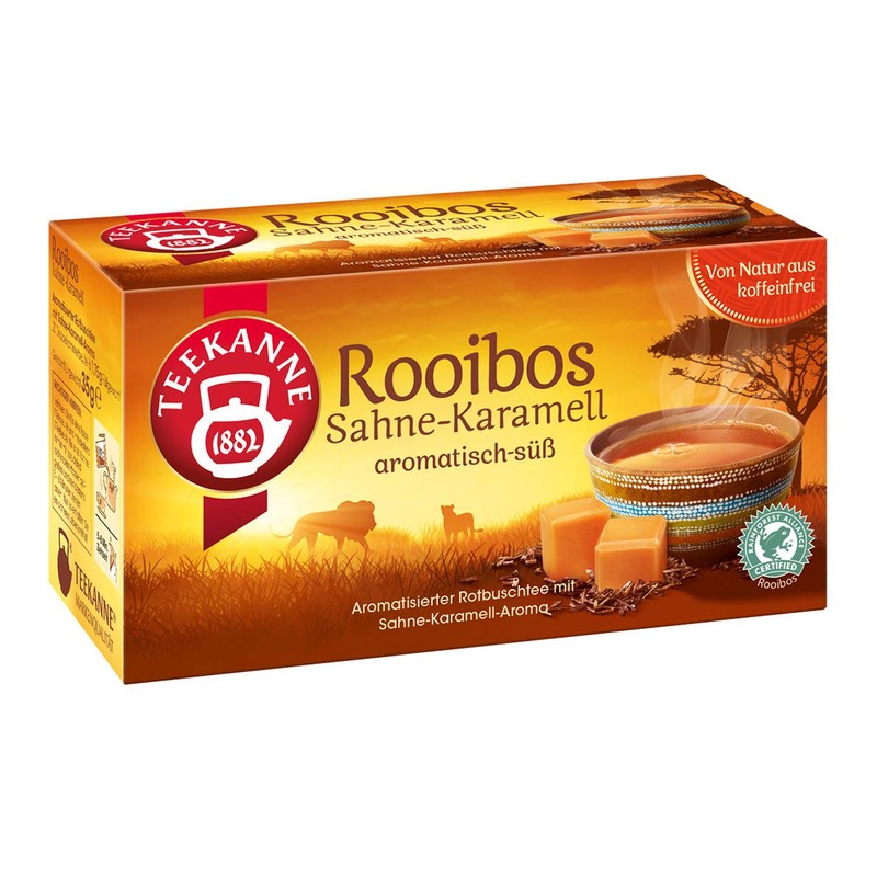 Teekanne Rooibos Cream Caramel 20 Bags Pack of 4 (4