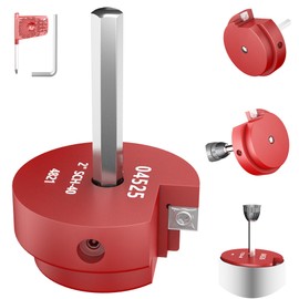 Hehdbz PVC Pipe Reamer, PVC Fitting Saver, PVC Reamer with 2 Inch Head Aluminum and 3/8 Inch Hex Shaft, PVC Socket Saver Plumbing Tool for PVC SCH 40 ABS CPVC Lines Fitting