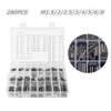 Spring Pins Assortment Set, Stainless Steel Split Spring Dowel Tension
