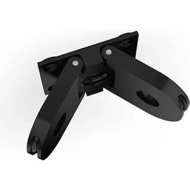 TELESIN Replacement Adapter Mount with 1/4 Tripod Connector Port for GoPro Max Hero 11 10 9 8 Black, Dual Interface Design for Straightly Mounting for Go Pro and Selfie Stick Tripod Accessories