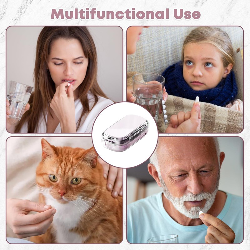 Pill Cutter, New Adjustable Pill Cutters Splitter for Small &