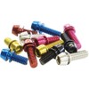 FF – R Stainless Steel Color Bolt, M6 X 15, 6 Pieces [TL – del-109 °F – 615] red