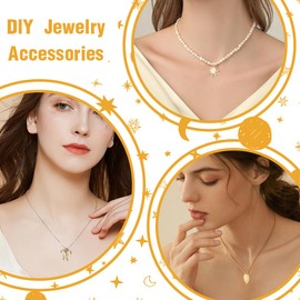 Pack of 100 Charms Pendants for Jewellery Crafts, Mixed Pendant Necklace and Vintage Aesthetic, Bracelet, Earrings, Necklace, Gold