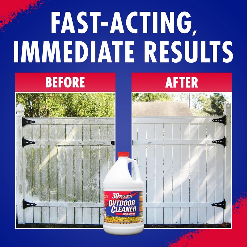30 SECONDS Outdoor Cleaner Concentrate for Mold, Mildew, Algae and