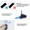 6mm Tee Pneumatic Fittings, 20 Pcs Air Line Fittings Connector,