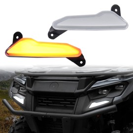 A & UTV PRO LED Front Bumper Lights for Can-Am Outlander 500 700 PRO 2023-2025, DRL Sequential Turn Signal, Auxiliary Lamp for Outlander 500 700 PRO 2023 2024 2025 Front Fascia Accent Accessories