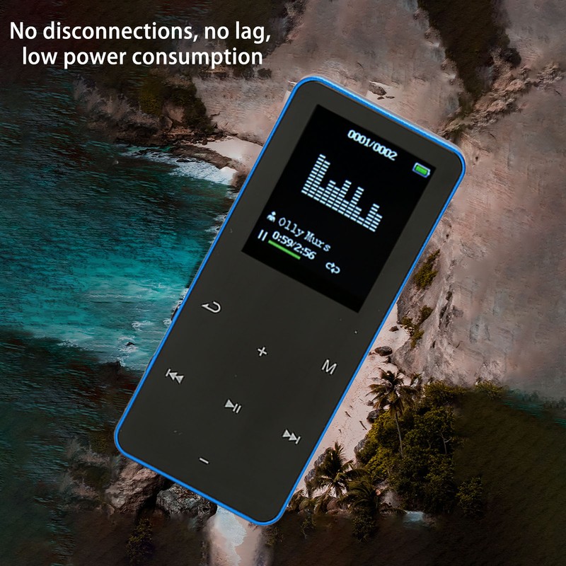 MP3 Player 8G Bluetooth 4.2 1.8 Inch Screen Noise Reduction