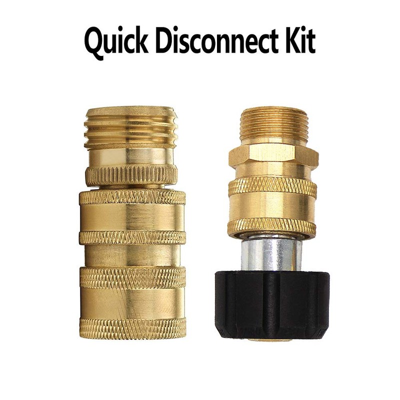 Twinkle Star Pressure Washer Adapter Set, Quick Disconnect Kit, M22