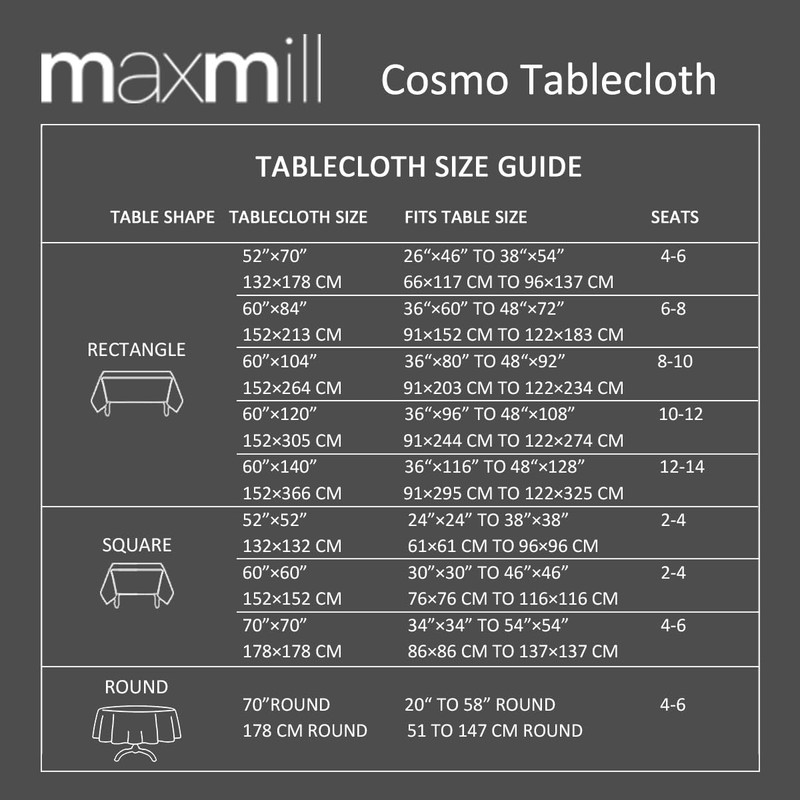 maxmill - Mantel de cosecha texturizado, resistente al agua, sin