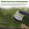 Domary ABS Mini Static Grass Flocking Applicator with Antiskid Handle