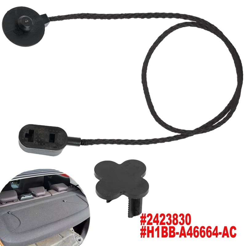 CANJPTON Parcel Shelf String Cord 2423830 Compatible with Ford Fiesta