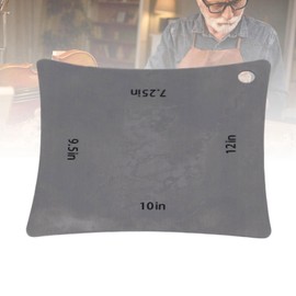 Focket Guitar Radius Gauge, 7.25 inch, 9.5 inch, 10 inch, 12 inch Guitar Fingerboard Stainless Steel Saddle Nut Radius Gauge, 4-in-1 Design Measuring Tool, Radius Gauge for